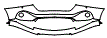 Bumper Kit pattern for the 2019 Aston Martin Rapide AMR