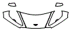 Hood, Fender and Mirror Kit pattern for the 2017 Aston Martin DB9