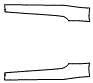 Rocker Panel Kit pattern for the 2017 Aston Martin DB9
