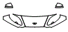 Hood, Fender and Mirror Kit pattern for the 2017 Aston Martin V12 Vantage S