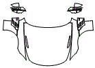 Full Hood, Fender and Mirror Kit pattern for the 2022 Aston Martin Vantage