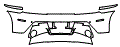 Rear Bumper Kit pattern for the 2017 Aston Martin V12 Vantage S
