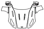 Full Hood, Fender and Mirror Kit pattern for the 2023 Aston Martin DB11