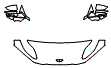 Hood and Mirror Kit pattern for the 2023 Aston Martin DB11