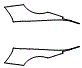 Rear Fender Kit pattern for the 2023 Aston Martin DB11