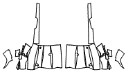 Rear Bumper Kit pattern for the 2024 Aston Martin Valkyrie