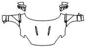 Full Hood, Fender and Mirror Kit pattern for the 2023 Aston Martin DBX