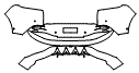 Rear Bumper Kit pattern for the 2021 Aston Martin DBX