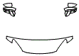 Hood and Mirror Kit pattern for the 2023 Aston Martin DBX