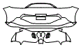 Rear Bumper Kit pattern for the 2022 Aston Martin V12 Speedster