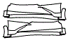Rocker Panel Kit pattern for the 2015 Pagani Zonda