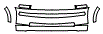 Bumper Kit pattern for the 2004 Scion xB