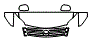 Hood, Fender, Mirror and Grille Kit pattern for the 2005 Scion xA