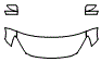 Hood, Fender and Mirror Kit pattern for the 2016 Scion iA