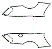 Rear Fender Kit pattern for the 2014 Bentley Continental
