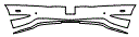 Rear Bumper Kit pattern for the 2014 Bentley Continental
