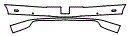 Rear Bumper Kit pattern for the 2016 Bentley Continental