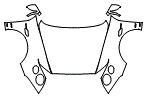 Full Hood, Fender and Mirror Kit pattern for the 2016 Bentley Continental