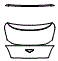 Trunk Lid Kit pattern for the 2016 Bentley Continental
