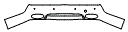 Rear Bumper Kit pattern for the 2014 Bentley Flying Spur