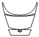 Trunk Lid Kit pattern for the 2016 Bentley Continental
