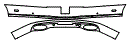 Rear Bumper Kit pattern for the 2017 Bentley Continental