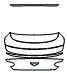 Trunk Lid Kit pattern for the 2022 Bentley Continental