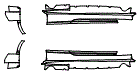 Rocker Panel Kit pattern for the 2022 Bentley Continental