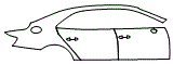 Door and Rear Fender Kit pattern for the 2027 Bentley Flying Spur