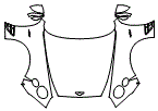 Full Hood, Fender and Mirror Kit pattern for the 2024 Bentley Continental GT