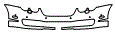 Bumper Kit pattern for the 2007 Bentley Continental