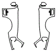Full Fender and Mirror Kit pattern for the 1999 Bentley Arnage