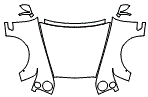 Full Hood, Fender and Mirror Kit pattern for the 2014 Bentley Mulsanne