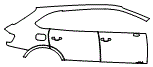 Door and Rear Fender Kit pattern for the 2020 Bentley Bentayga