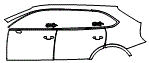 Door and Rear Fender Kit pattern for the 2026 Bentley Bentayga