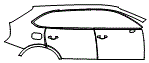 Door and Rear Fender Kit pattern for the 2026 Bentley Bentayga