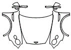 Full Hood, Fender and Mirror Kit pattern for the 2022 Bentley Bentayga