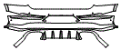 Rear Bumper Kit pattern for the 2026 Bentley Bentayga EWB