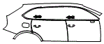 Door and Rear Fender Kit pattern for the 2026 Bentley Bentayga