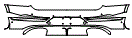 Rear Bumper Kit pattern for the 2026 Bentley Bentayga EWB