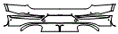 Rear Bumper Kit pattern for the 2026 Bentley Bentayga EWB