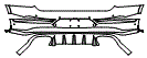 Rear Bumper Kit pattern for the 2026 Bentley Bentayga EWB
