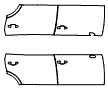 Door Kit pattern for the 2017 Bentley Bentayga