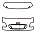 Trunk Lid Kit pattern for the 2017 Bentley Bentayga