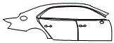 Door and Rear Fender Kit pattern for the 2027 Bentley Flying Spur