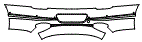 Rear Bumper Kit pattern for the 2027 Bentley Flying Spur