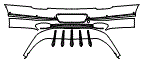 Rear Bumper Kit pattern for the 2027 Bentley Flying Spur