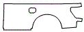 Outer Bed Panel Kit pattern for the 2026 Ford F-150