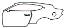 Door and Rear Fender Kit pattern for the 2018 Ford Mustang
