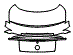 Trunk Lid Kit pattern for the 2018 Ford Mustang